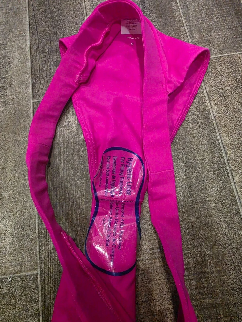 Michael Costello Revolve Dasia High Waisted Bikini Bottoms NWT Hot Pink Small